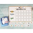 thumbnail image 1 of Inkdotpot Kids Daily Responsibility Checklist, To-Do list- Daily Routine- Chore Chart- Morning/Evening Checklist- Daily Task List- Childrens Job Poster-T9, 1 of 6