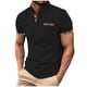 thumbnail image 1 of pstuiky camisetas para hombre, Camiseta de manga corta con cuello alto, botones y bolsillos para hombre camisas casuales para hombre s, 1 of 9
