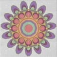 thumbnail image 1 of Ahgly Company Machine Washable Indoor Square Transitional Bashful Pink Area Rugs, 3' Square, 1 of 7