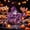 Purple, variant on YAWUBT Crystal Pumpkin House Witch Pumpkin Jar Halloween Candy Box Handmade Crystal Décor Witchy Fall Home Decoration Gift