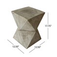 thumbnail image 2 of Christopher Knight Home Table d'Appoint en Béton Manuel, Gris Pâle, 2 of 5