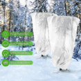 thumbnail image 2 of 2 Pcs Winter Plant Cover Bags, Reusable Plant Covers Freeze Protection With Drawstring For Outdoor Garden Plants - White, 2 of 5