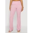 thumbnail image 3 of Women's Striped Fold Over Waist Textured Knit Pants, 3 of 4