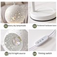 thumbnail image 3 of Lámpara de cera derretida Lámpara de aromaterapia Lámpara de cielo estrellado Lámpara de vela derretida Lámpara de cera ardiente Lámpara de noche Lámpara de mesa, 3 of 5