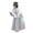 Light Pink, variant on GiLiling Girls Hanfu Outfit Set - Embroidered Traditional Coat and Horse Face Skirt, 2 Piece Festival Clothing (Light Pink, 9-10 Years)