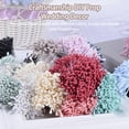 thumbnail image 4 of Inteprter 5X flor seca planta falsa decoración de boda accesorios para el hogar DIY elegante hermoso jardín flores artificiales Artesanía rosa claro rojo Inteprter HA084450-05, 4 of 6