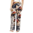 thumbnail image 2 of Bixox Women's Cute Forest Mushrooms Patterned Pajama Pants Loungewear, 2 of 5