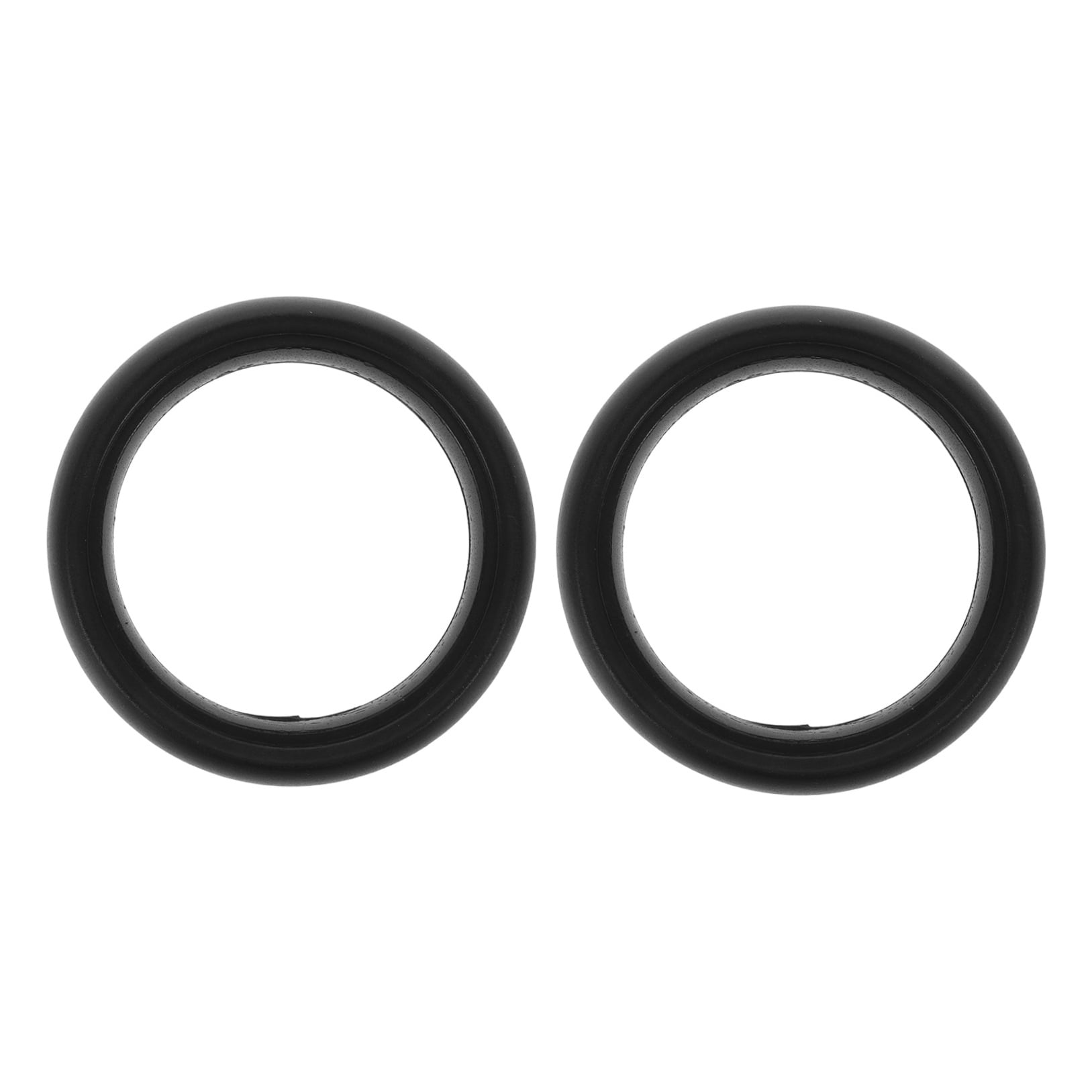 OUNONA Black Smooth Rubber Outer Tire for Stroller Wheel Replacement, Universal Fit Pushchair Wheel Accessory