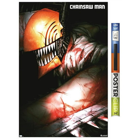 Chainsaw Man - Teaser Key Art Wall Poster, 22.375" x 34"