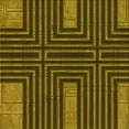 thumbnail image 1 of Ahgly Company Machine Washable Indoor Square Transitional Bakers Brown Area Rugs, 6' Square, 1 of 7