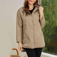 thumbnail image 5 of Womens Winter Coats,Winter Jackets for Women,Winter Solid Color Pocket Jacket with Buttons for Warmth,Womens Winter Jacket, 5 of 6