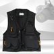 thumbnail image 4 of Chaleco funcional para fotografía de pesca de malla de primavera y verano con múltiples bolsillos, chaleco de seguridad para voluntarios masculinos, 4 of 5