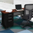 thumbnail image 2 of Regency Fusion 60" x 24" Single Pedestal Desk- Cherry, 2 of 6