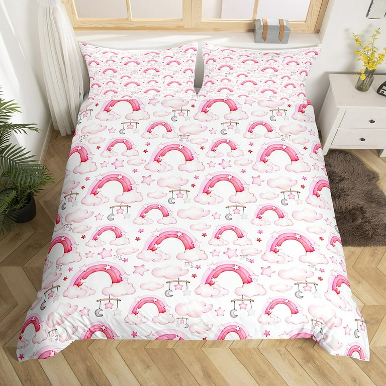 Rainbow twin bedding set sale