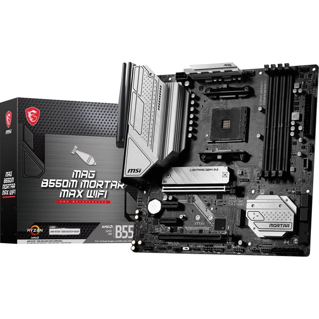 Placa madre MSI MAG B550M Mortar MAX WiFi Gaming Ryzen 5000