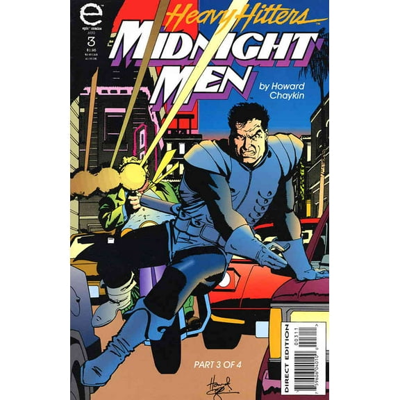 Midnight Men #3 VF ; Epic Comic Book