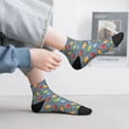 thumbnail image 2 of Pofeuu Fruit Ice Cream Print 30cm Socks, Adult Running Hiking Socks for Youth and Adult, 2 of 7