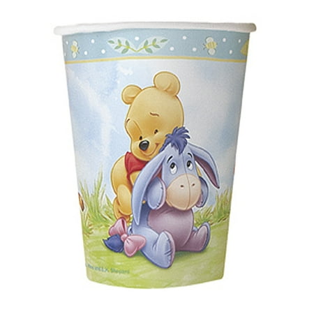 Winnie The Pooh Baby Shower Cups 9 Oz 270 Ml 8 Cups