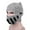 Grey, variant on Men Novelty Stretch Hat Knit Cap Hair Loss Head Scarf Wrap Baseball Cap Black One Size