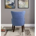 thumbnail image 3 of Button Tufted Elegant Accent Chair, Blue, 3 of 4