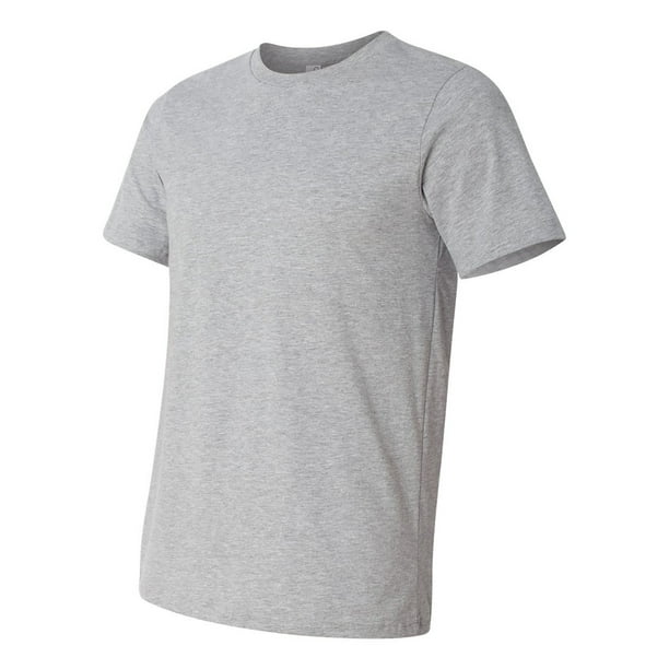 Camiseta Bella + Canvas Unisex Jersey - Atlético Heather Gray - Grande Bella Camiseta de manga corta