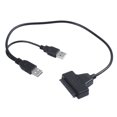 thumbnail image 3 of 3X Cable Adaptador USB2.0 Una SATA de 48 cm para Disco Duro Externo SSD de 2.5 Pulgadas, 3 of 5