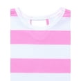 thumbnail image 2 of Garanimals Toddler Girl Dolman Short Sleeve Stripe Jersey T-Shirt, Sizes 18M-5T, 2 of 4
