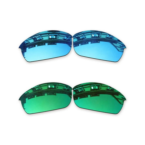 Vonxyz 2 Pack Polarized Replacement Lenses for Oakley Flak Jacket Sunglasses