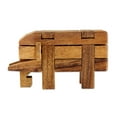 thumbnail image 3 of NOVICA Wood puzzle, 'Elephant Puzzle', 3 of 6