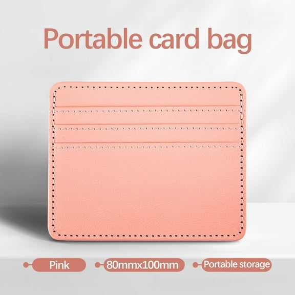 sdhkgrrt RFID Blocking Card Wallet, Leather Card Wallet, RFID Blocking Card Holder, Multi Slot Card Organizer for Credit Cards, ID, Driver License, Cash, Pocket Size, Slim Design, Protective Cover