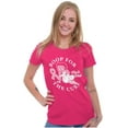 thumbnail image 3 of Breast Cancer Betty Boop For The Cure Women's T Shirt Ladies Tee Brisco Brands L, 3 of 5