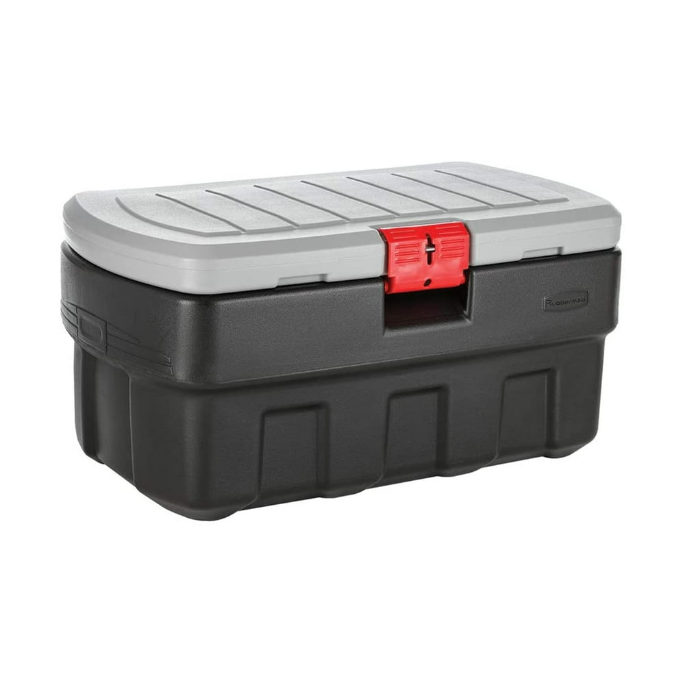 Rubbermaid 35 Gallon Action Packer Lockable Latch Storage Box Container
