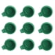 thumbnail image 2 of 25Pcs Mini Bird Parrots Food Water Bowl Inlay Installation Round Green Parrots Small Food Water Bowl for Farms Home S, 2 of 5