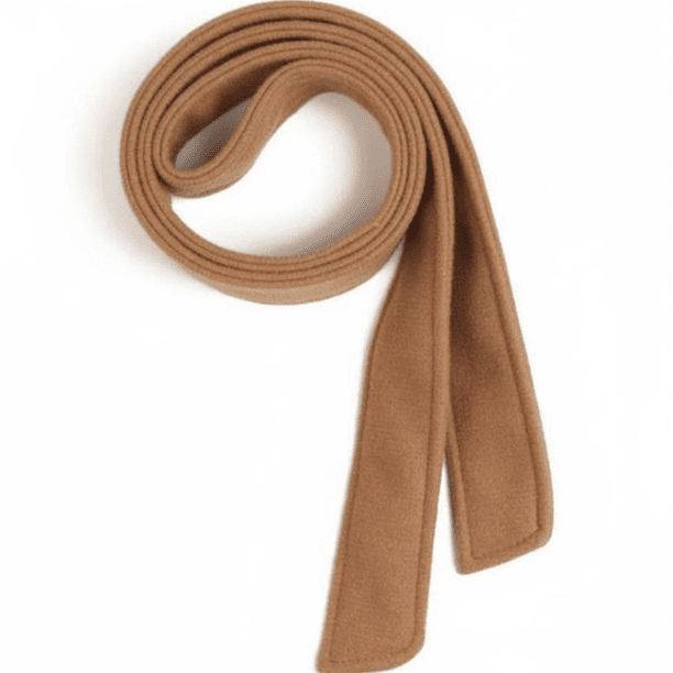 Cinturón de lana para mujer Lana color camel claro