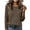 Brown, variant on TEAJOPSUU Women's Pullover Sweatshirts Striped Long Sleeve Crew Neck Sweaters Fall Winter Soft Casual Clothes Loose Fit Purple