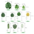 thumbnail image 1 of 70pcs 10 Types Artificial Palm Plants Faux Tropical Palm Leaves Imitation Ferns Decorations For Home Party Wedding, 1 of 8