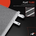 thumbnail image 3 of A-Premium Air Conditioning A/C Condenser Compatible with Nissan Versa 2012-2019, Versa Note 2014-2019,1.6L, Replace# 921001HA3A, 3 of 8