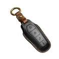 thumbnail image 5 of AMLESO Car Key Fob Cover Auto Accessories Full Protection PU Leather Protector Key Case Shell for Seal Yuan Plus Atto 3 Dolphin Black B, 5 of 9