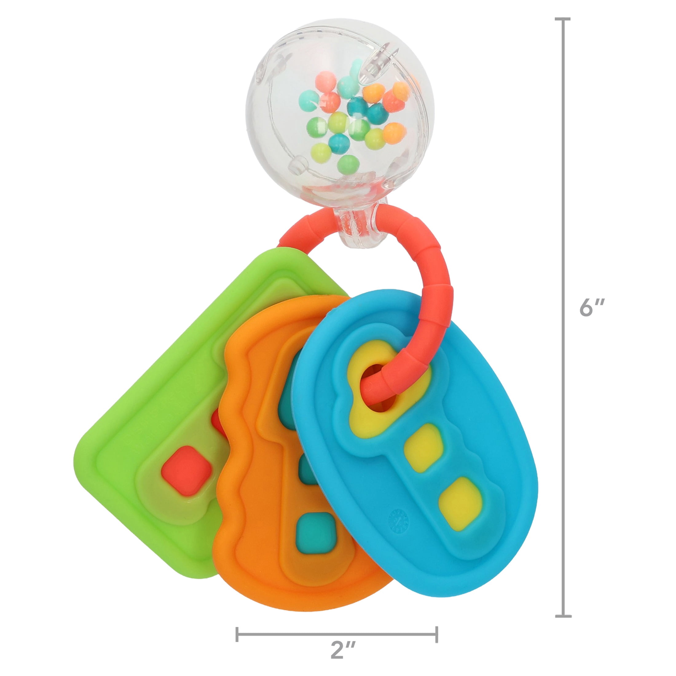 Spark.Create.Imagine Baby Rattle and Teethe Keys for Sensory Play