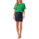 thumbnail image 2 of Camisa de lentejuelas INSPIRE CHIC para mujer, blusa brillante de manga dolman oversize, XS verde, 2 of 5