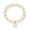 P, variant on Initial Pearl Bracelet Flower Girl Bracelet Proposal For Girls Dainty Gold Pearl Bracelets With Letter A Z Personalized Name Jewelry Birthday Christmas Wedding For Her