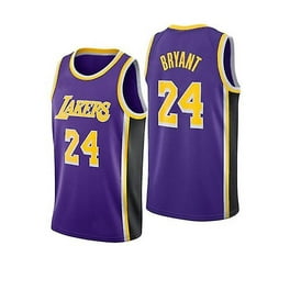 Mamba Kobe Bryant #24 Los Angeles Lakers Basketball Jersey Black Gold  Edition