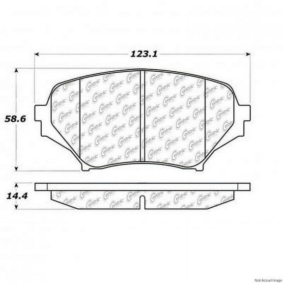 Centric Parts - Ceramic Pads