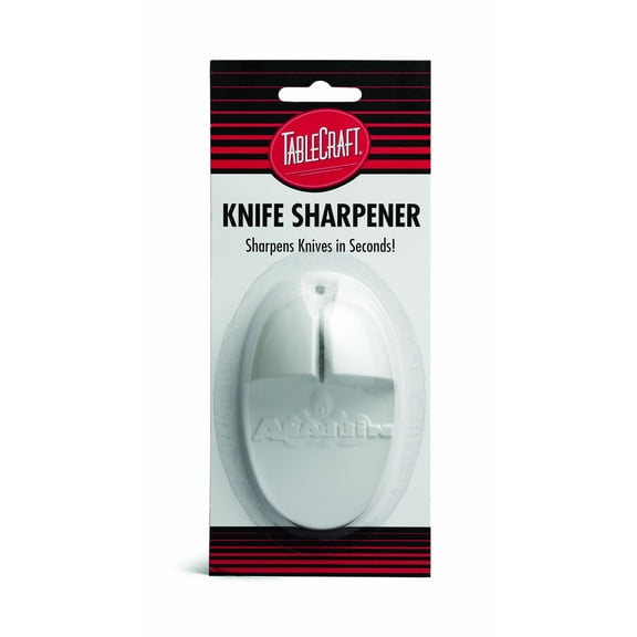 Tablecraft E5699 Firm Grip Aladdin Knife Sharpener, 1, White