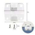 2 Pack Cooler Replacement Plastic Hinges With 8 Screws