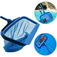 thumbnail image 3 of 1 Pc Plastic Fine Mesh Leaf Skimmer Leaf Rake Net Swimming Pool Pond Spa Cleaning Tool, 3 of 8