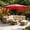 Red, variant on Cantilever Offset Patio Umbrella Replacement Canopy, UV30 Protection Waterproof Polyester Top Cover, 9.8x6.5FT Rectangle Parasol Fabric for Garden, Yard & Outdoor Use
