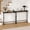 79 inch BLACK, variant on Black Narrow Console Table Behind Couch 2 Pack 79" Long with Adjustable Height (23"-31") Sofa Table with 2 Power Outlets Entryway Table for Hallway Bedroom Living Room Foyer Classic