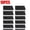 10PCS, variant on Thickened Double-sided Dishwashing Sponge Black Sandwiched White Stain Removal Scouring Cloth Cleaning of Pots Bowls Sinks Rag