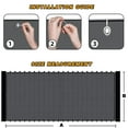 thumbnail image 5 of LOVE STORY Balcony Privacy Screen 3'x10' Black Fence Privacy Screen Cover (We Make Custom Size), 5 of 6